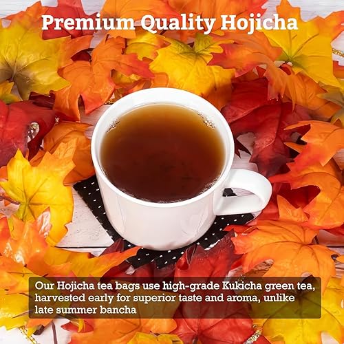 Miniatura 4 de SUGIMOTO TEA Té verde tostado japonés Hojicha Hoja suelta 2.0 oz (57 g) Paquete de 3