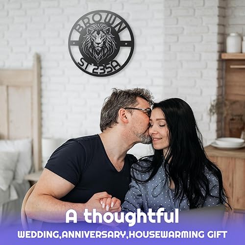 Miniatura 2 de Letreros de metal personalizados, letrero de metal con nombre personalizado, decoración de pared de animales, arte de pared de metal, letrero de