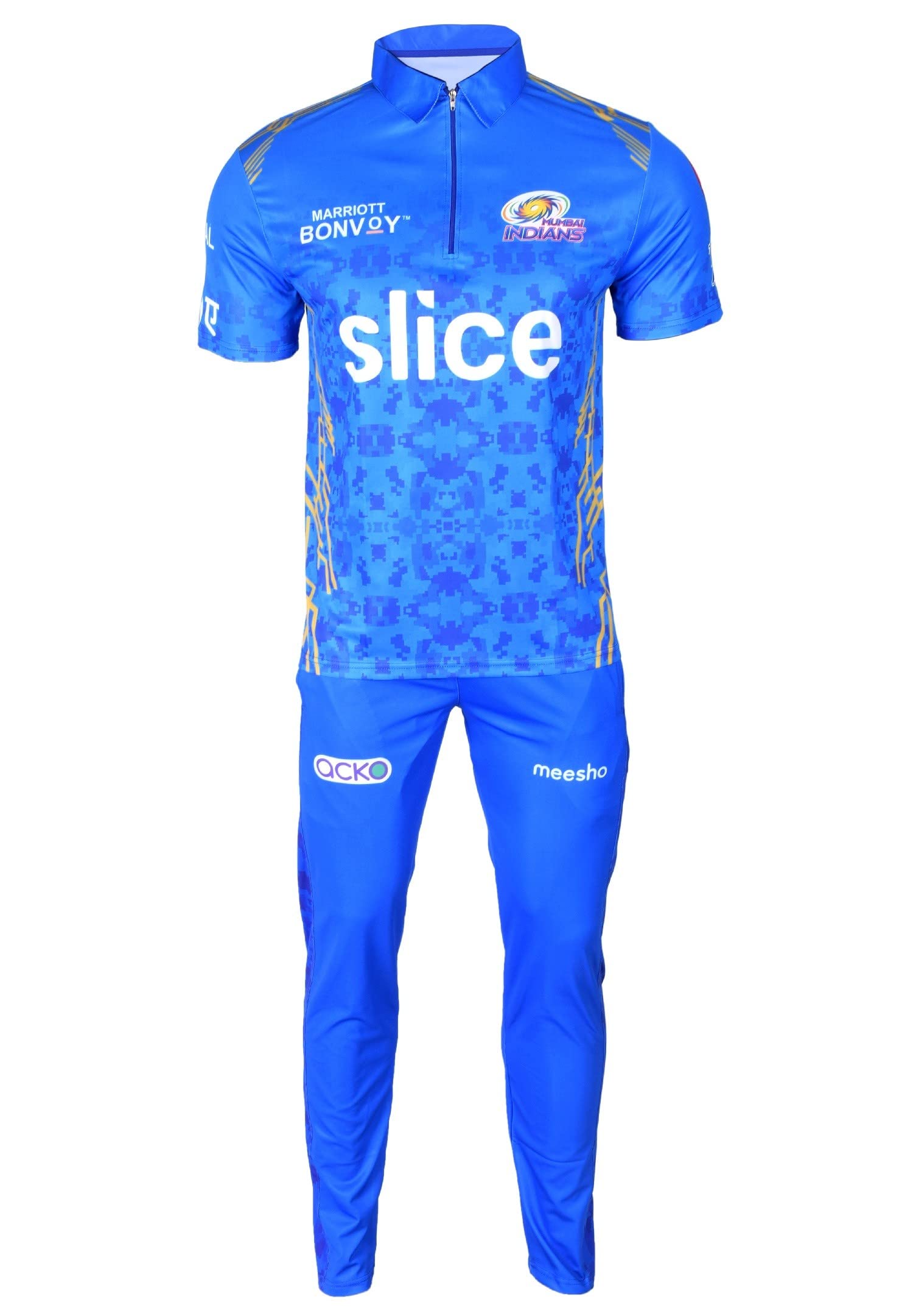 Buy T TRIUMPHTriumph Men's MI IPL Uniform 2022 Mumbai Indians Cricket