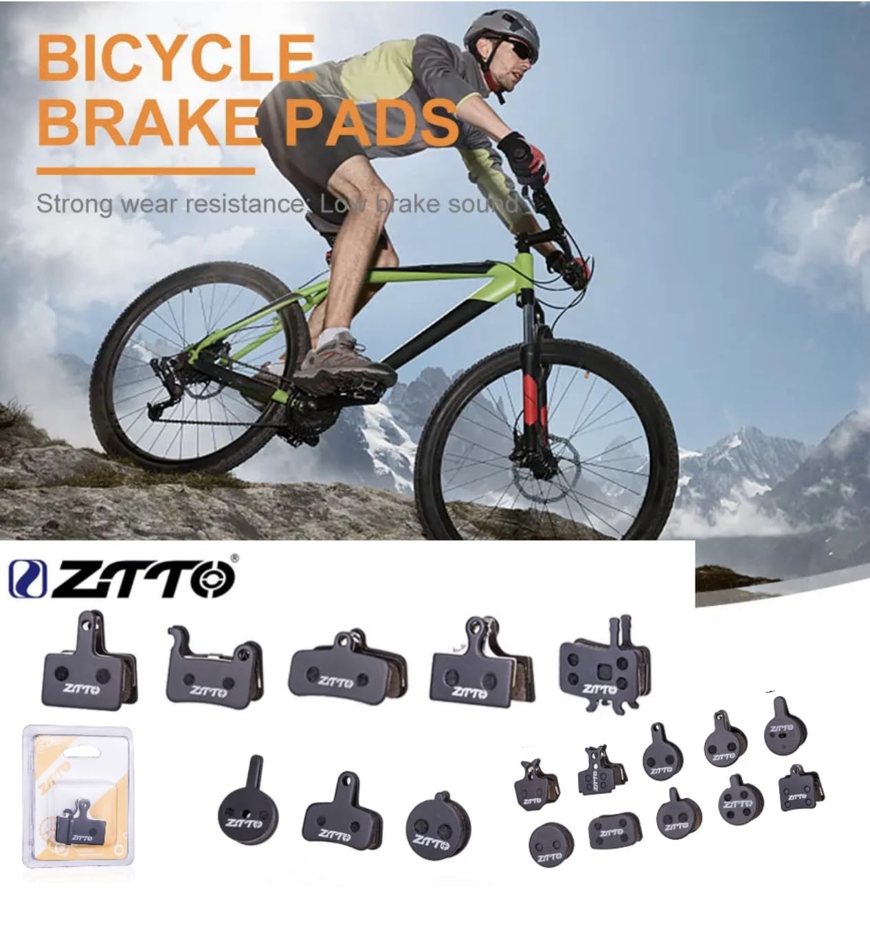 6 Paires De Plaquettes De Frein Semi-métalliques VTT/route – Compatibles Shimano B01S B03S B05S Et Modèles MT200 à M575