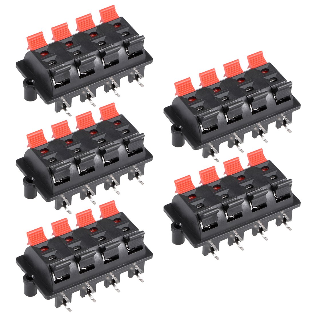 Connettori Altoparlante 8 Vie - Morsettiere A Push Per Cablaggio Audio - Foto 12