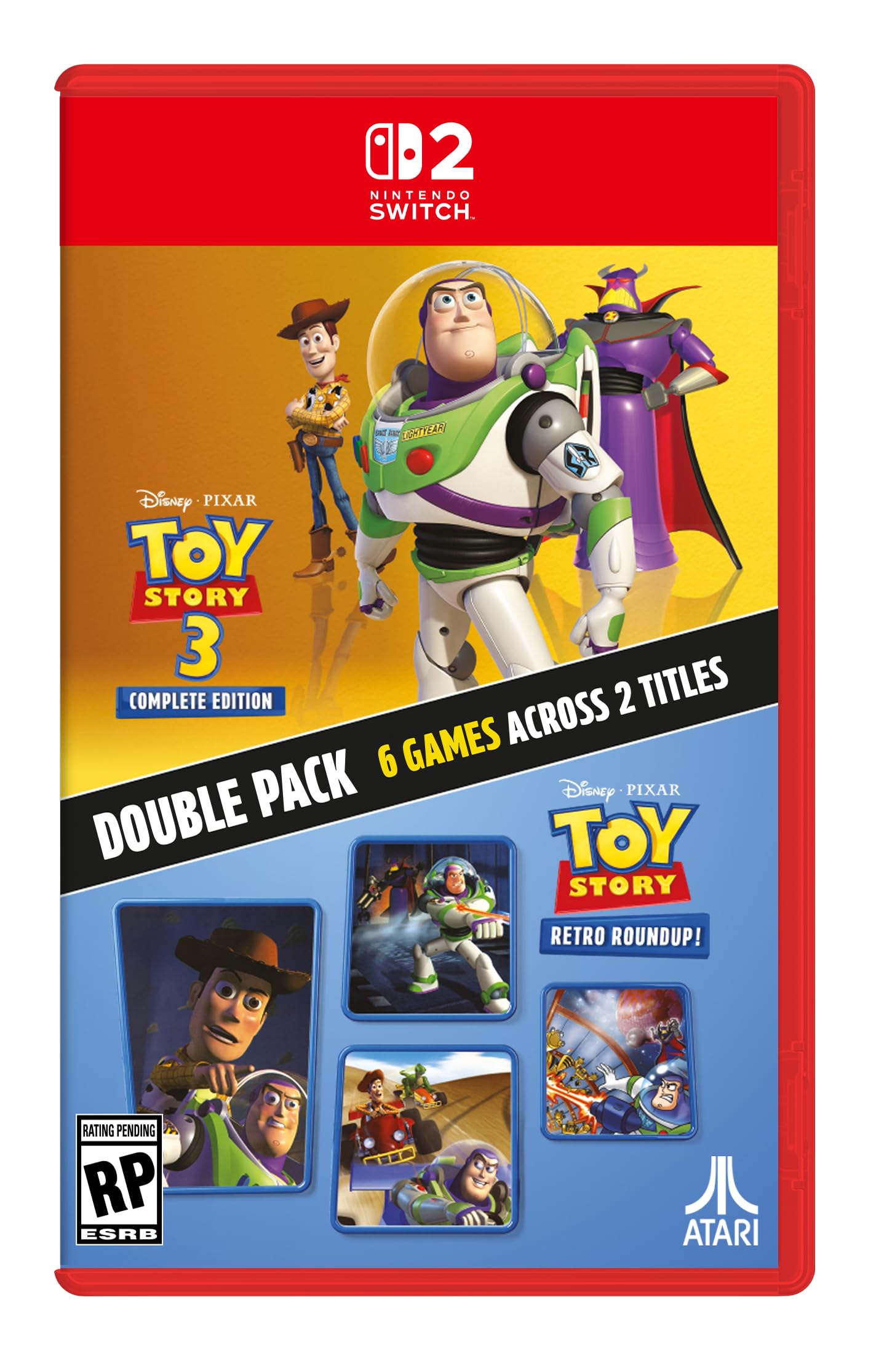 Toy Story: Retro Roundup! + Toy Story 3 Complete Edition Double Pack - Nintendo Switch 2 - Very Good - Used Game