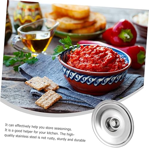 Miniatura 4 de Cabilock Tapa de olla de acero inoxidable de repuesto universal para sartenes cubierta de taza cubierta de olla