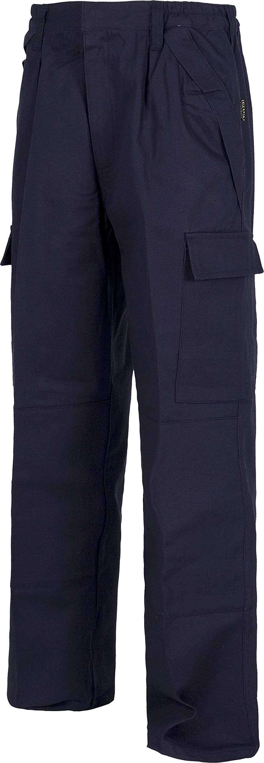 Work Team Pantalón ignífugo Multibolsillos. 100% Algodón. Certificado IGNIFUGO EN11612. Hombre Marino 44