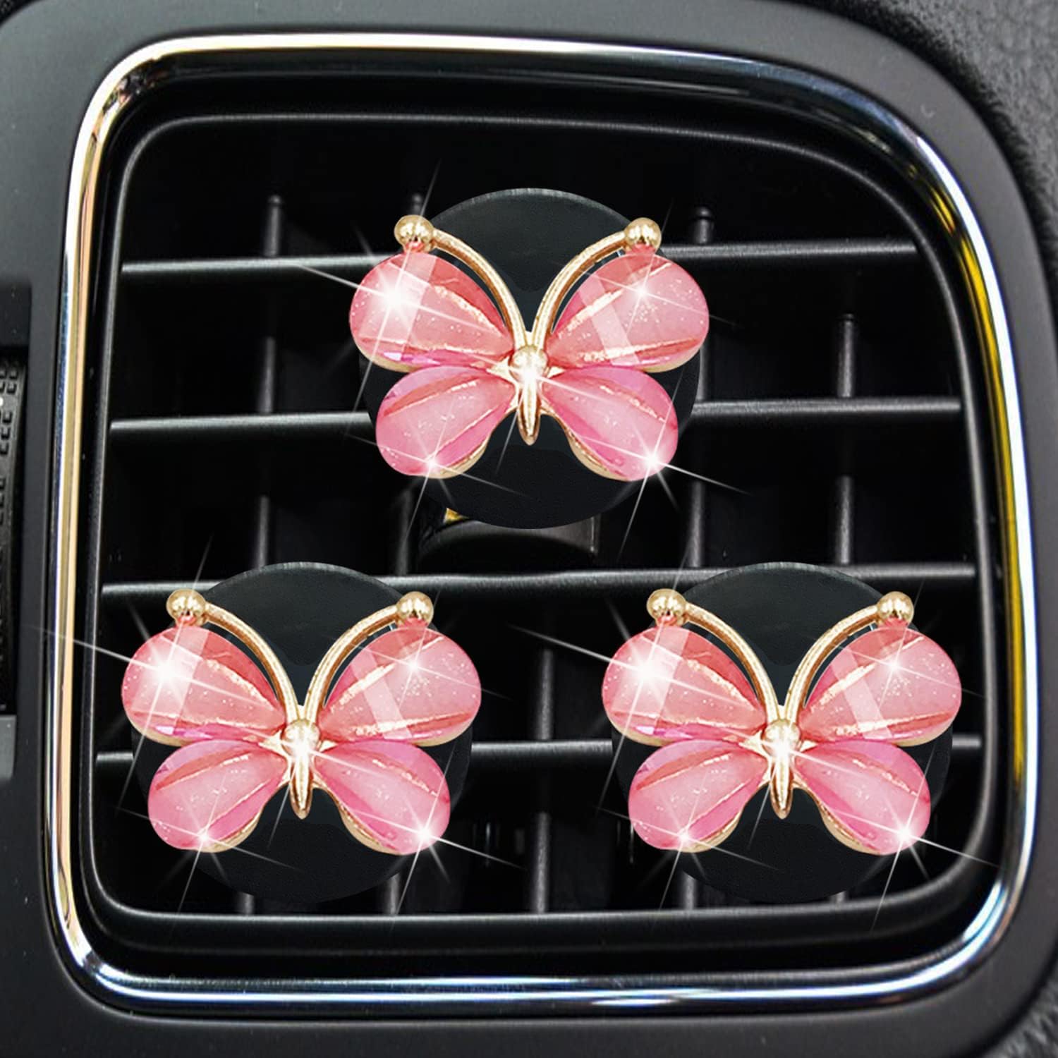Amazon.com: CasaPopz 6 pcs Pink Bow Car Air Freshener Coquette Cute ...