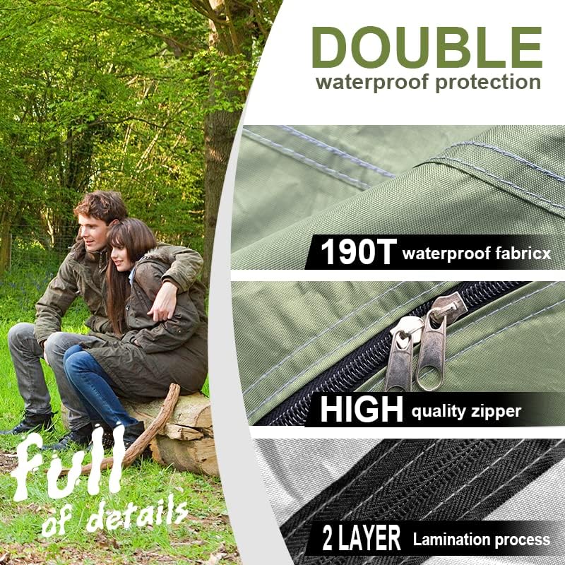 Miniatura 3 de Toldo para automóvil de 98 pies refugio solar tienda de campaña trasera portátil impermeable para SUV minivan hatchback campamento viajes al aire