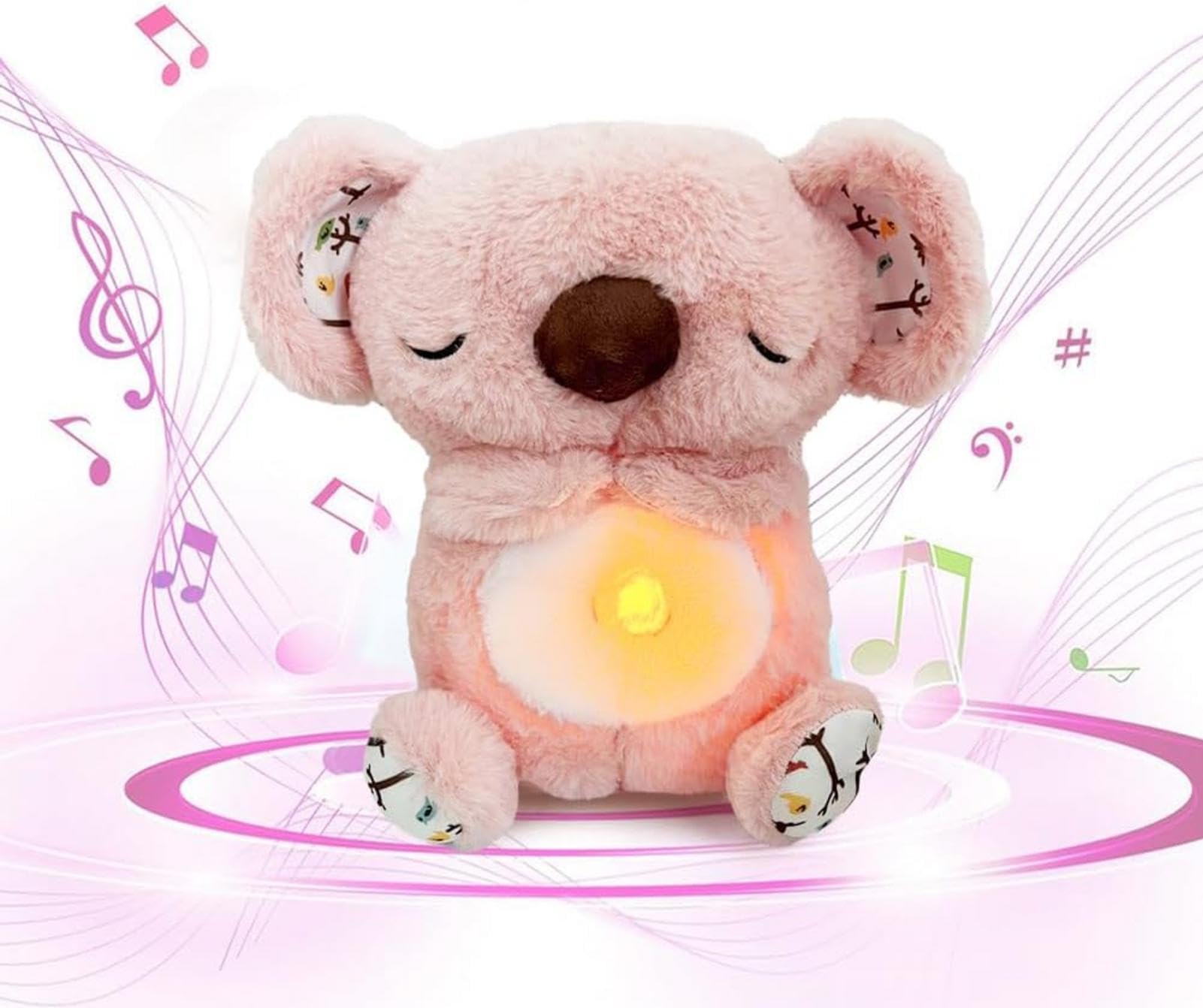 Koala Peluche Que Respiras, Koala Dreams Para Ansiedad, Nutria Para Dormir Con Música Y Luces, Muñeca De Consuelo, Sonido Y Luz Ajustables