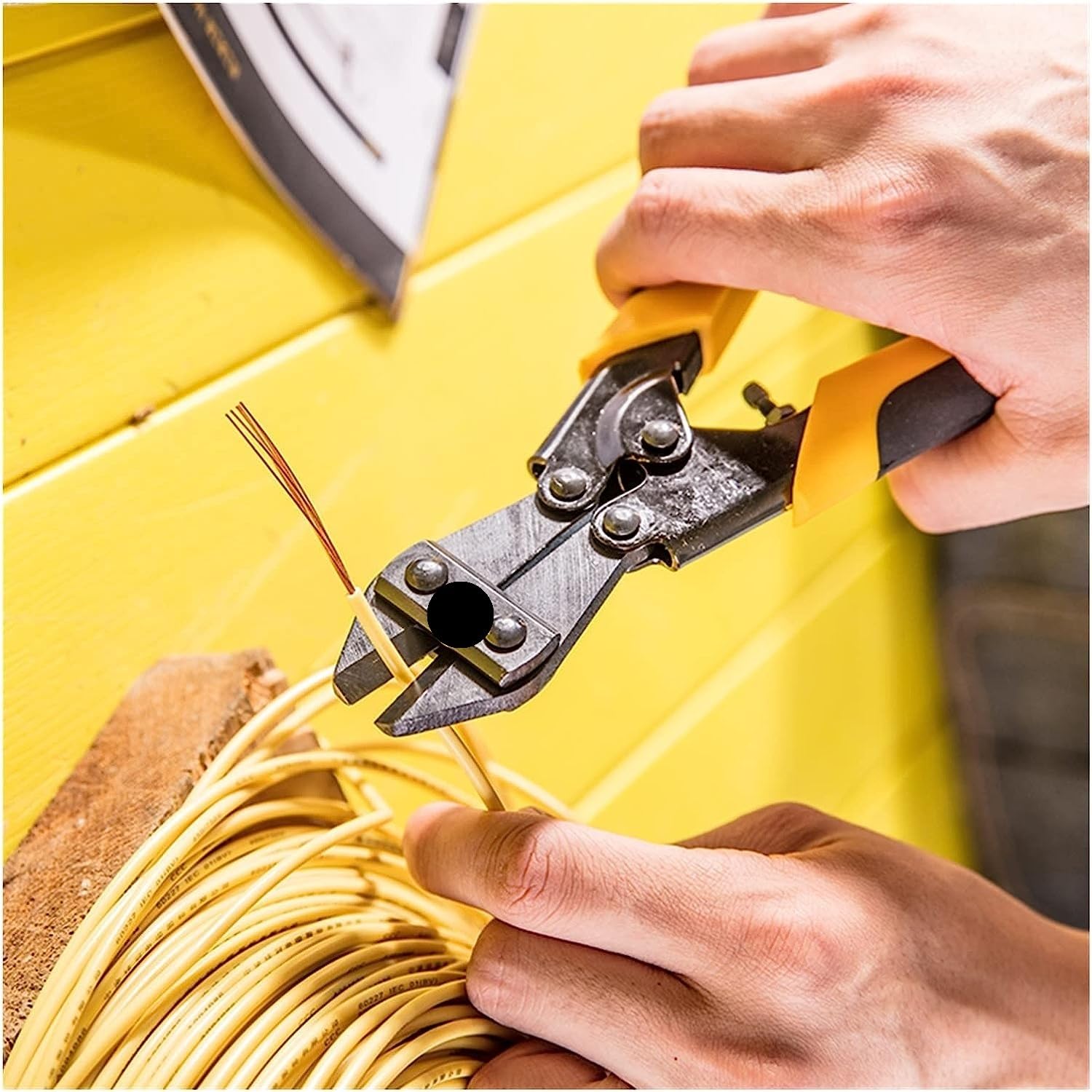 nożyce, narzędzia do ściągania izolacji, Przecinaki do drutu Stripper Wire Breaker 8-calowe szczypce wielofunkcyjne Nożyczki do drutu Szczypce do drutu Narzędzia ręczne do napraw elektryków (kolor: B)