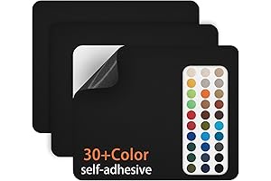 9"x11" Canvas Tent Patch 3 Packs Black Patch for Tents Canvas