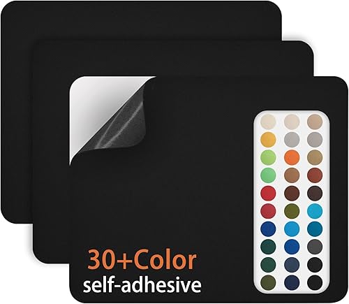 Gheeidau Parche de reparación de lona de 9 x 11 pulgadas, 3 piezas, impermeable, autoadhesivo de tela de poliéster, para tiendas de campaña,