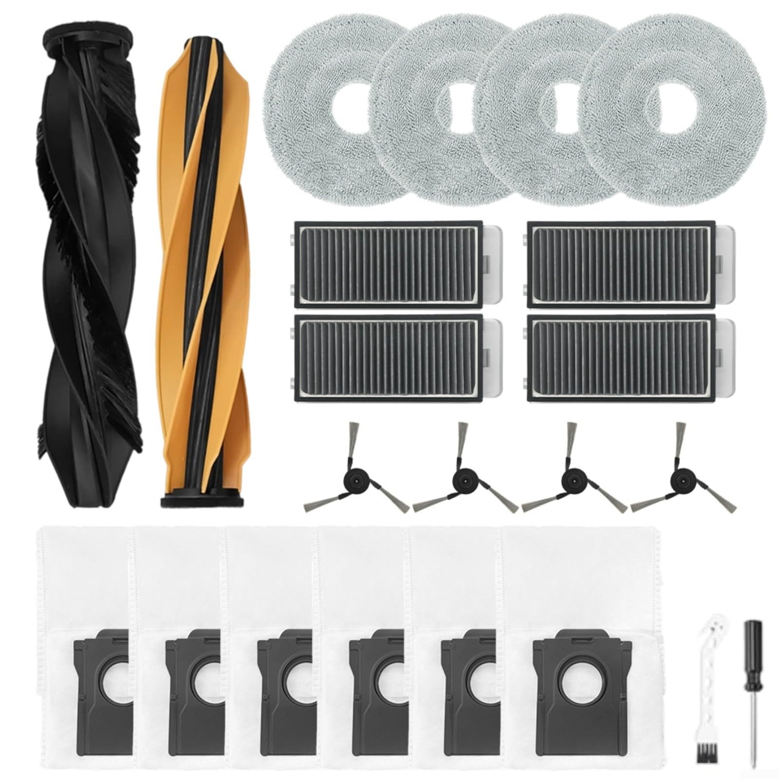 Pièces d'aspirateur Mova V50 avec brosses filtres sacs et serpillères