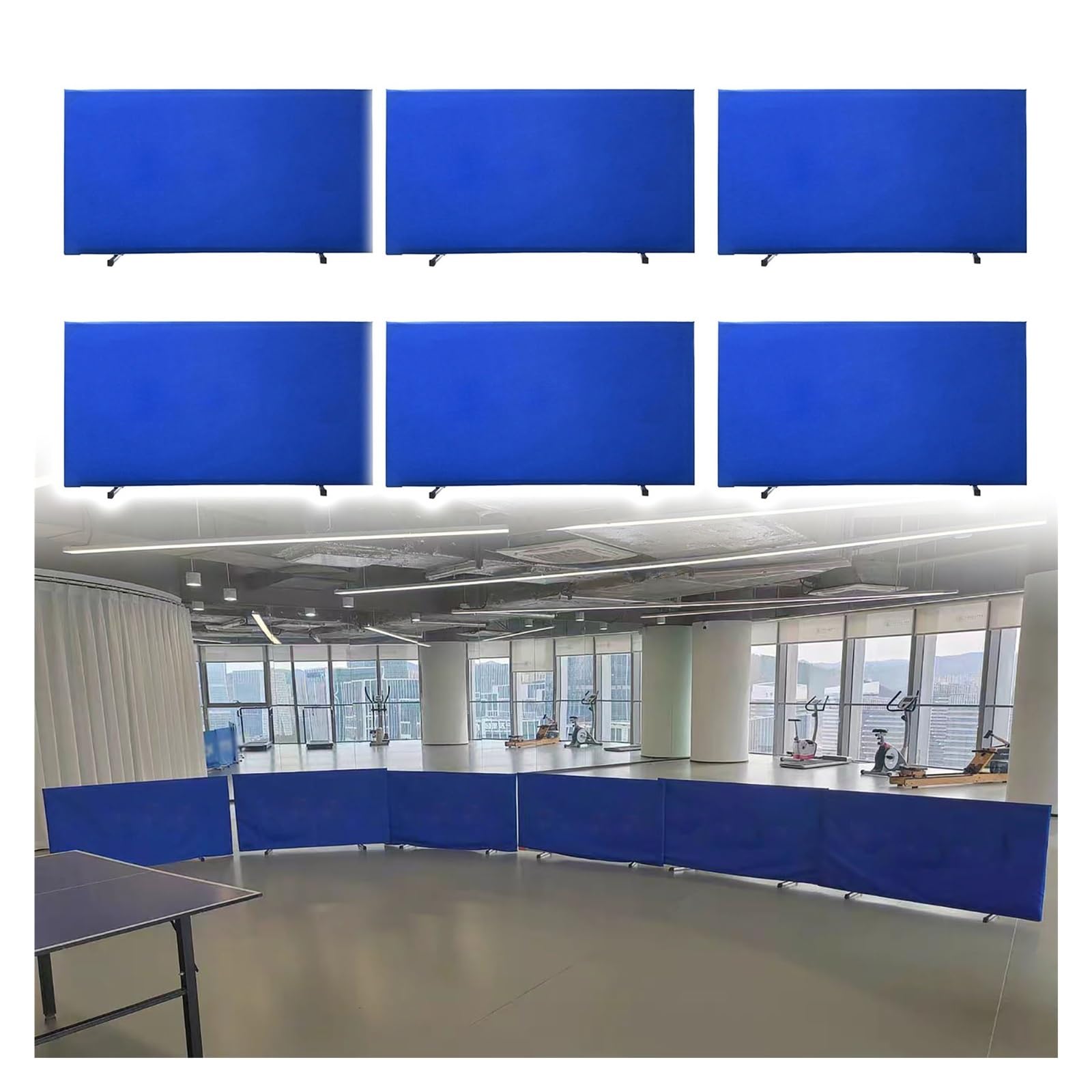 JYHHCYS Barriera Tennistavolo Separatore Palline Ping Pong | Divisorio Stabile Per Campo Da Ping Pong Per Uso In Allenamento, Pieghevole