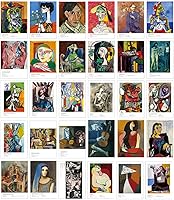 HOSTEESSCHOICE 30 Picasso Famous Painting Postcards - 4x6 Inch Art Variety Pack for Decor, Gifts & Collecting