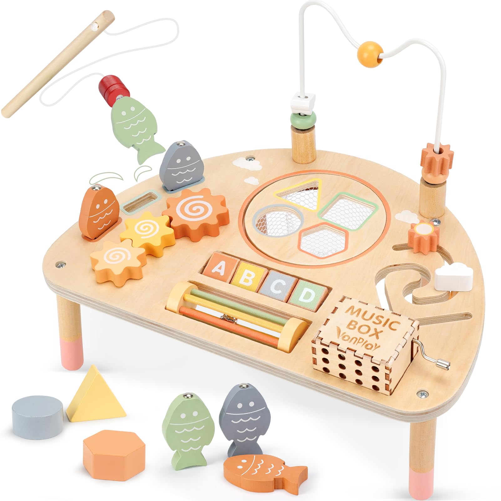 Vanplay Mesa Actividades Bebe Montessori 2 Año Mesa De Actividades Bebe 2 Año Juguetes Niños 2 3 4 5 Año