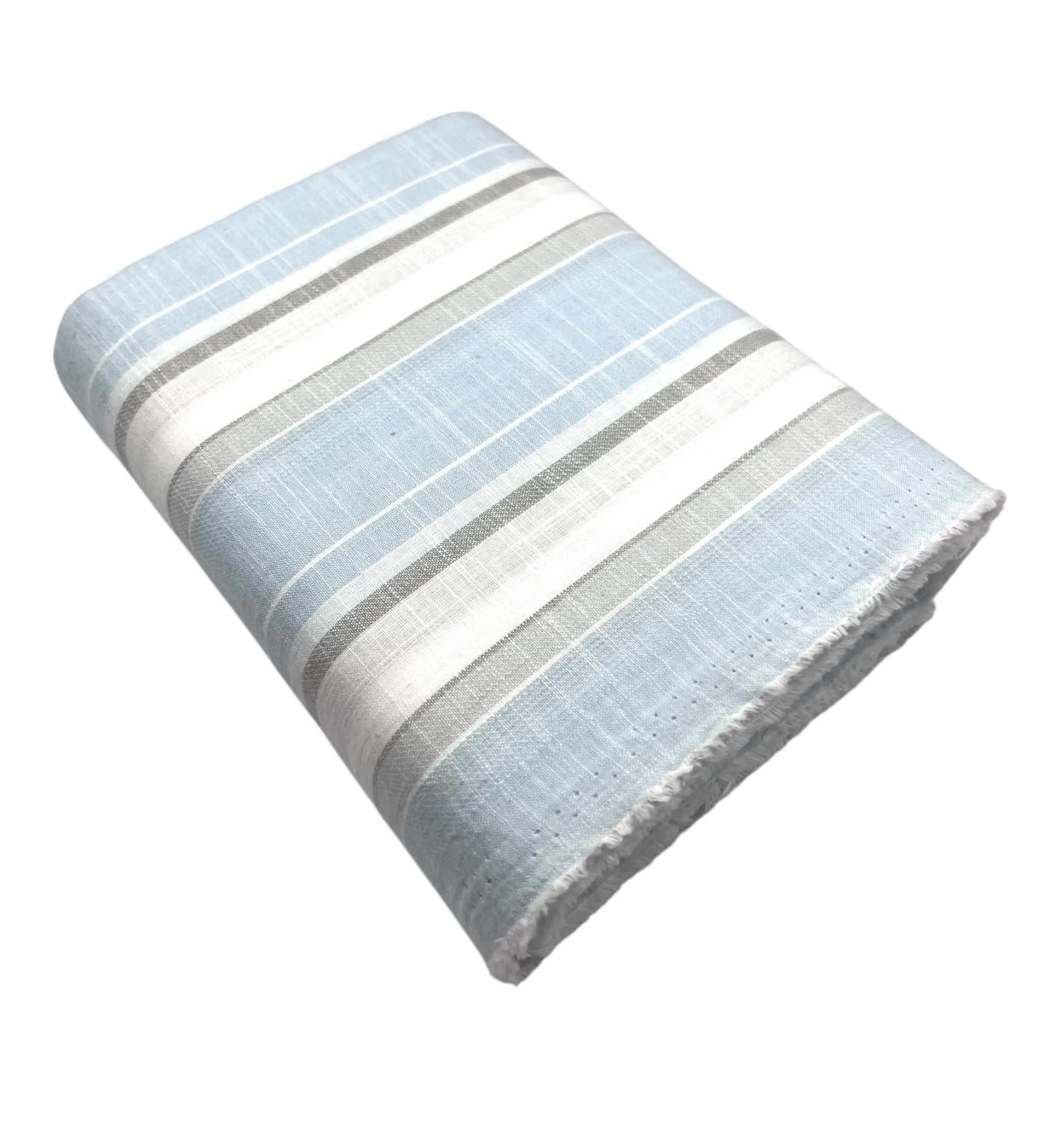 Unstitched 100% Pure Cotton Strip Shirt Fabric