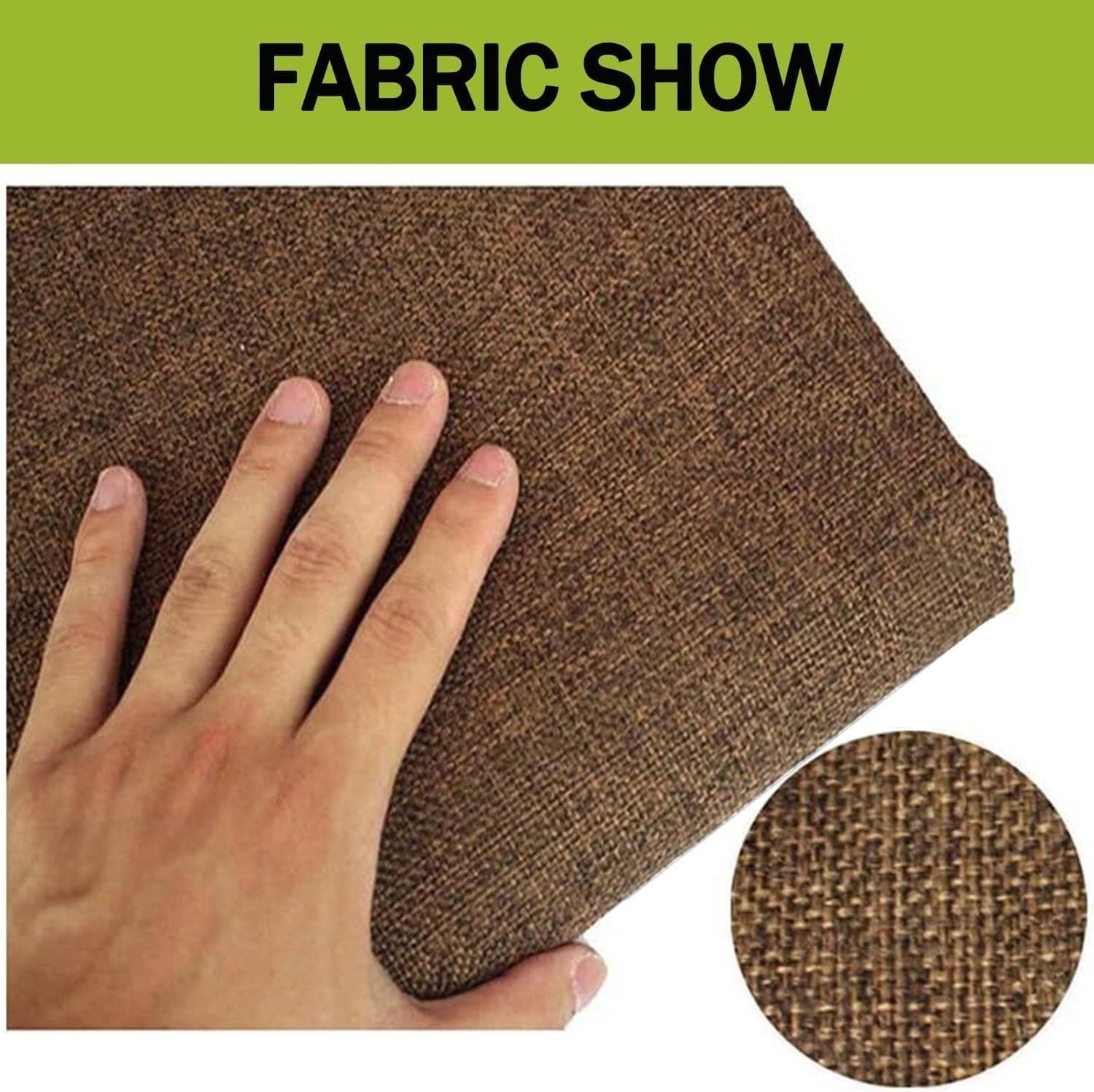 Grande cuscino da esterno 24x2in / 60 x 5 cm, cuscino rotondo in memory foam spesso, lino, fondo antiscivolo, design con cerniera, rimovibile e lavabile