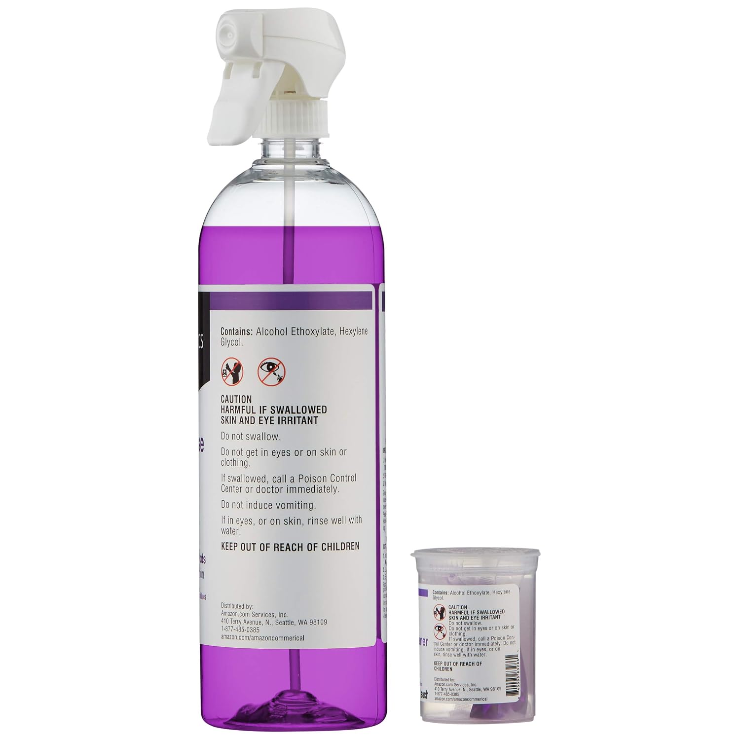 Amazon Basics Dissolvable All-Purpose Cleaner Kit with 3 Refill Pods