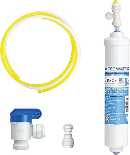 APEC Water Systems Kit de actualización de dispensación más rápida de salida de 3/8" para sistema de filtro de agua de ósmosis inversa debajo del