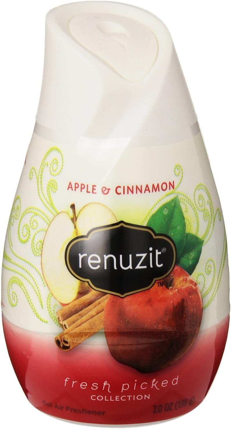 Glade Solid Air Freshener, Deodorizer for Home and Bathroom, Apple Cinnamon, 6 Oz, 12 Count