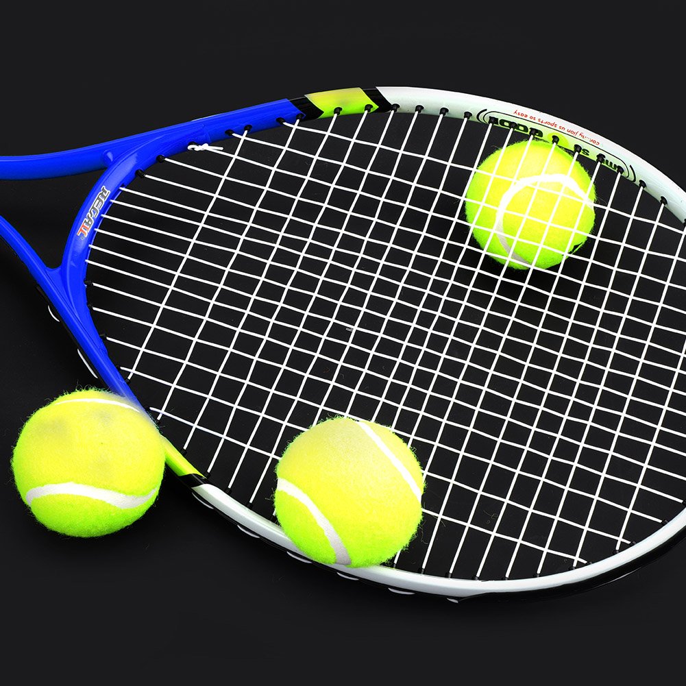 Raqueta de Tenis reemplazo para Junior Niños, Raqueta de Entrenamiento de Práctica de Tenis Sola Raqueta de Tenis Duradera con Bolsa de Transporte,Rosa Rojo, Amarillo,