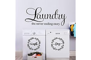 Striking Laundry Room Vinyl Wall Art: A Tale of Never-Ending Chores