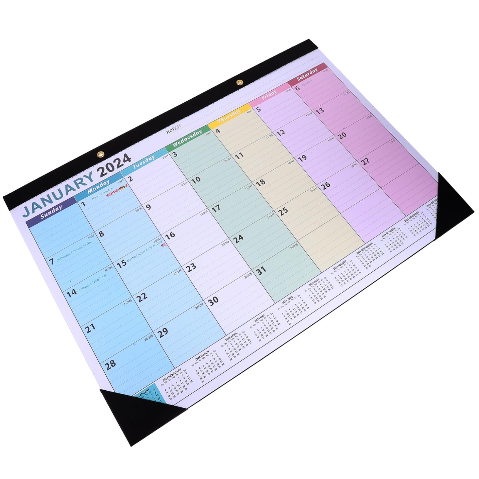 VILLCASE 5stücke Monatskalender Englischer Wandkalender Mit Monaten Countdown- Für Zuhause Büro Und Schule Einfach Zu Und Organisiert Ihre Termine