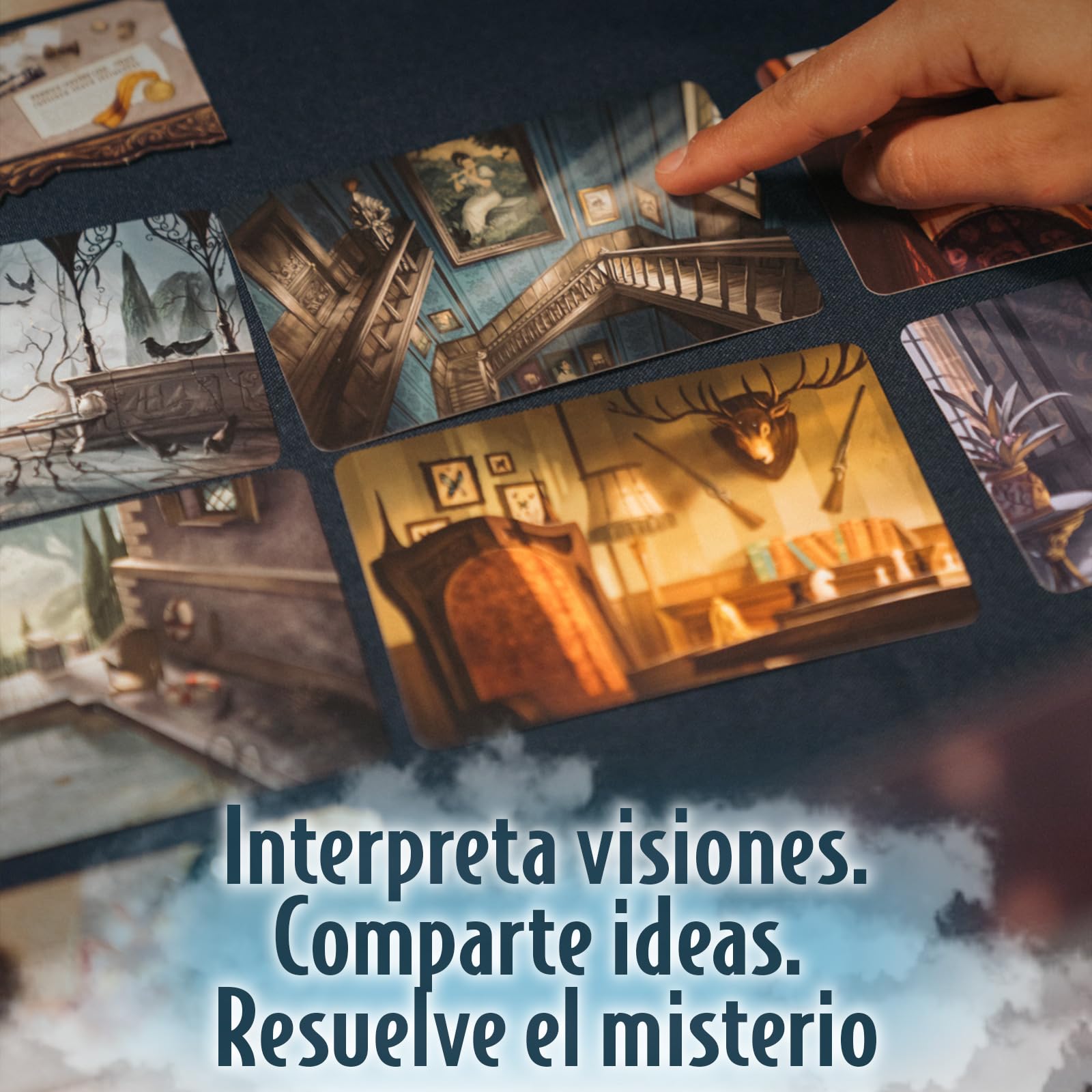 Asmodee Mysterium, Juego de Mesa Premiado de Misterio y Cooperativo, A Partir de 10 Años, De 3 a 7 Jugadores, 42 Minutos por Partida, En Español