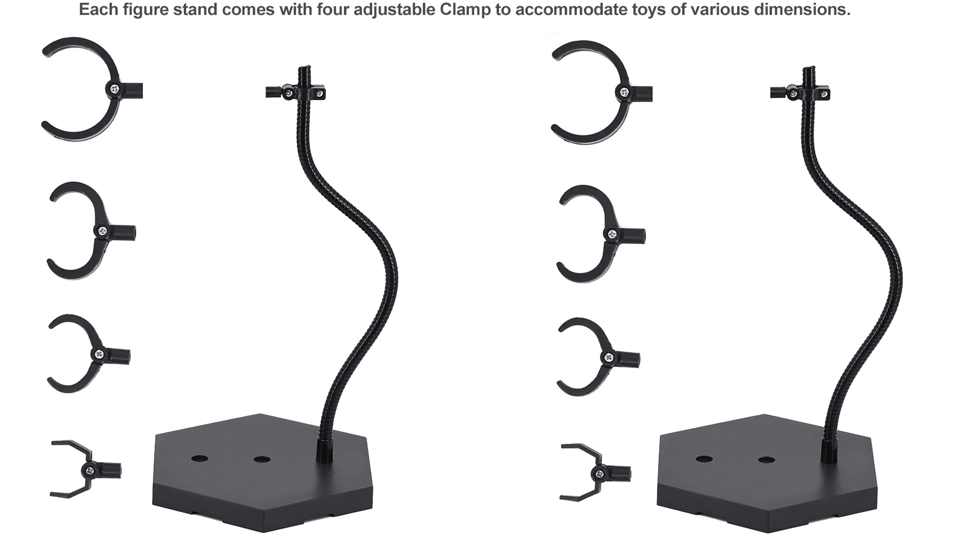 Amazon.com: Yocoolfun Large Action Figure Stand for 1/6 1/9 1/12