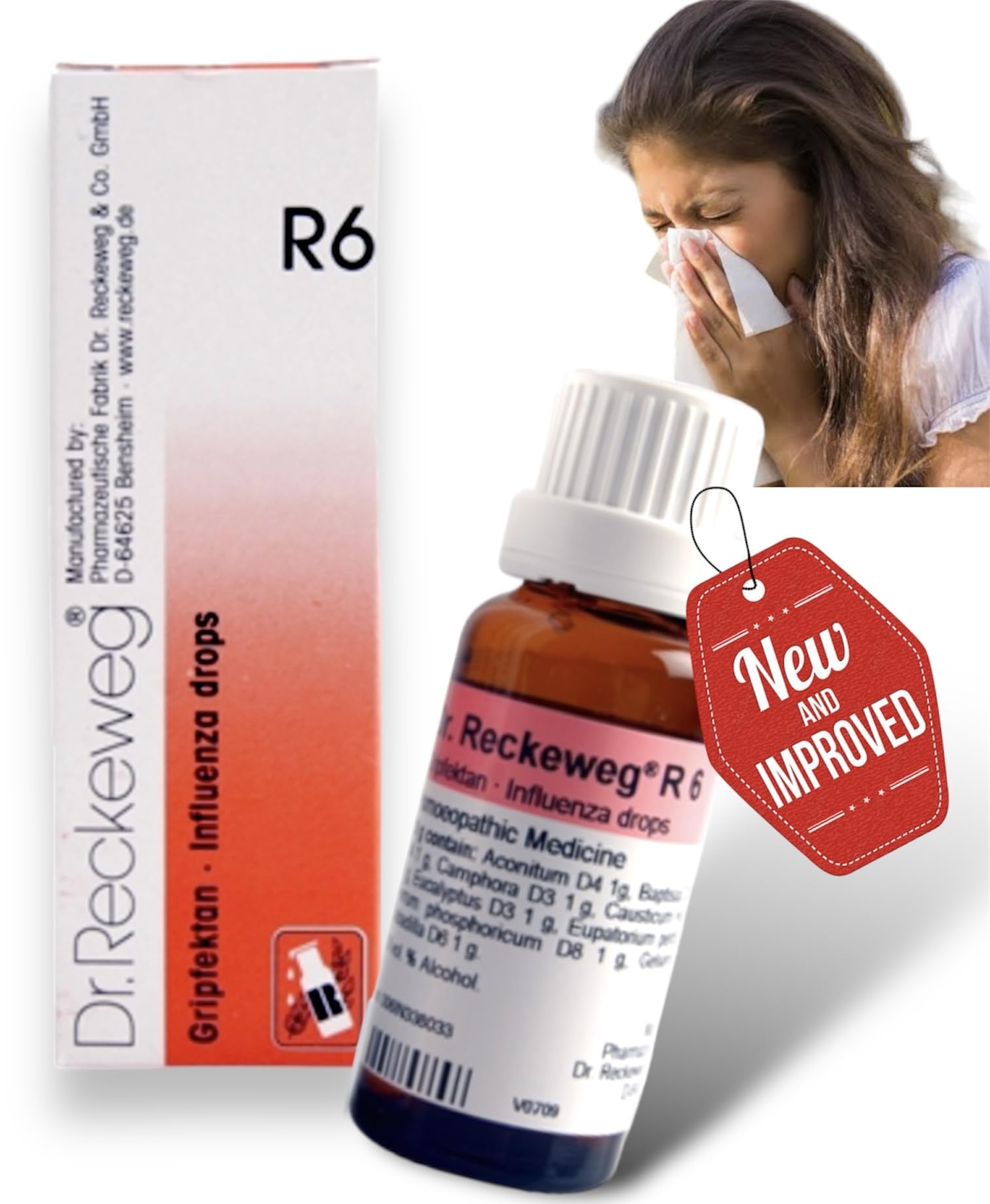 Dr Reckeweg R6 Influenza_Drops - 22ml- SET Of 1 Bottle (B0CH97C4Y9) Amazon Price History, Amazon Price Tracker