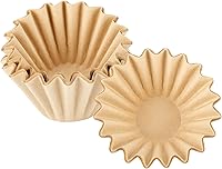 Vista 13 de EUSOAR Filtros de café de una sola porción, 1-2 tazas, paquete de 200 unidades, color blanco, desechables, sin blanquear, filtros de café por goteo