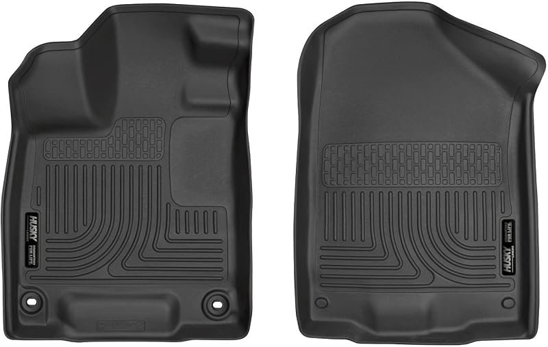 Tapetes dianteiros Weatherbeater Husky Liners para Honda Passport 2019–2025 e Honda Pilot 2016–2022, pretos, 2 peças — 18411