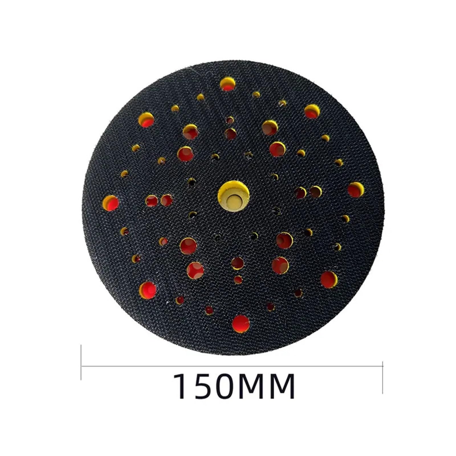 discos de lija para pulidora Almohadilla de respaldo lijado 150 mm for lijadora orbital Adaptadores rosca M8 y 5/16"-24 48 orificios para Molienda y Pulido