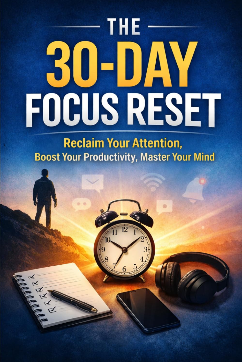 30 Days to Unstoppable Focus: A Practical Reset to Eliminate Distractions, Reclaim Your Attention, and Achieve Deep Work (The 30 Day Reset Series)