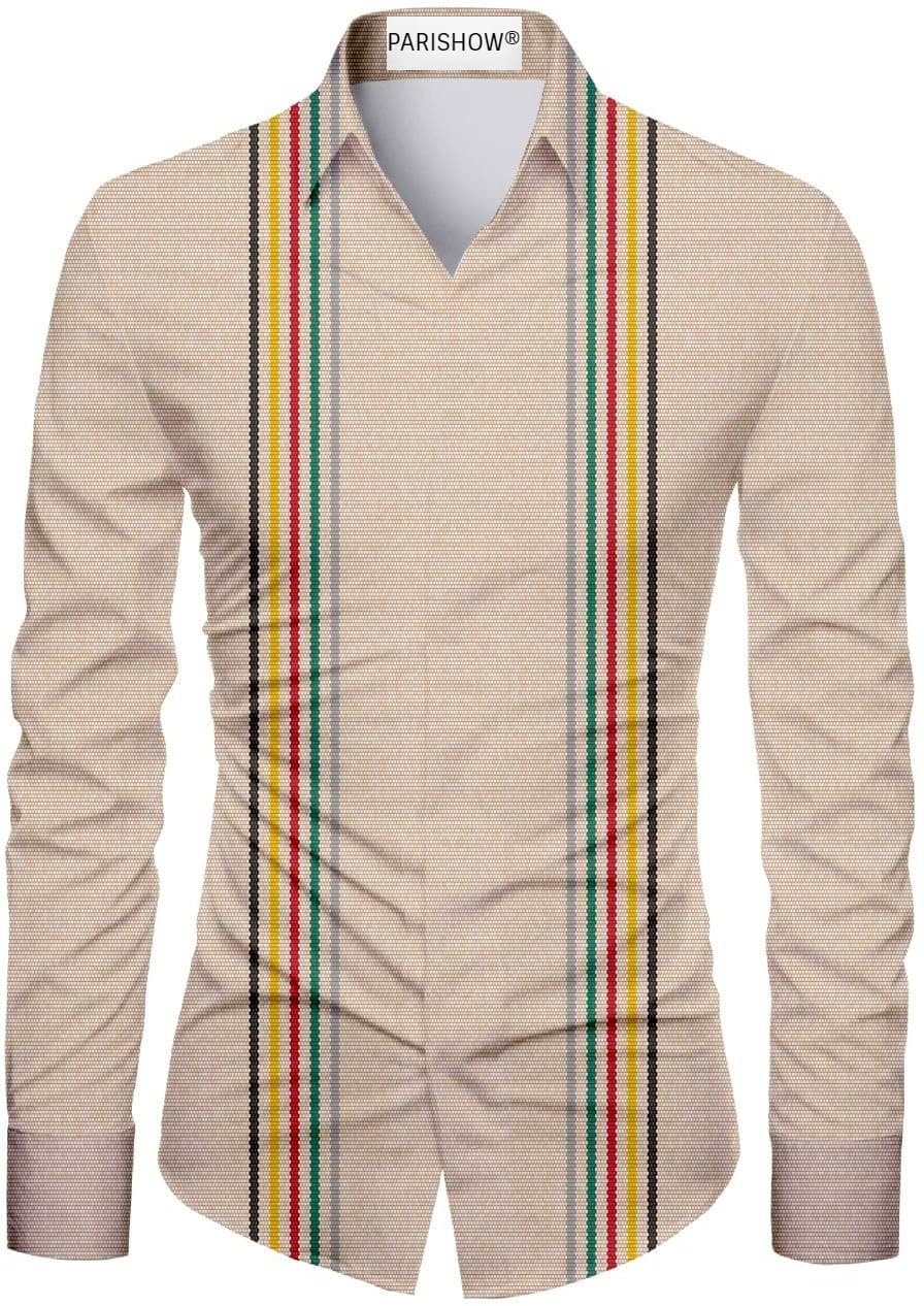 Polycotton Printed Shirt Fabric (Unstitched)-image-8