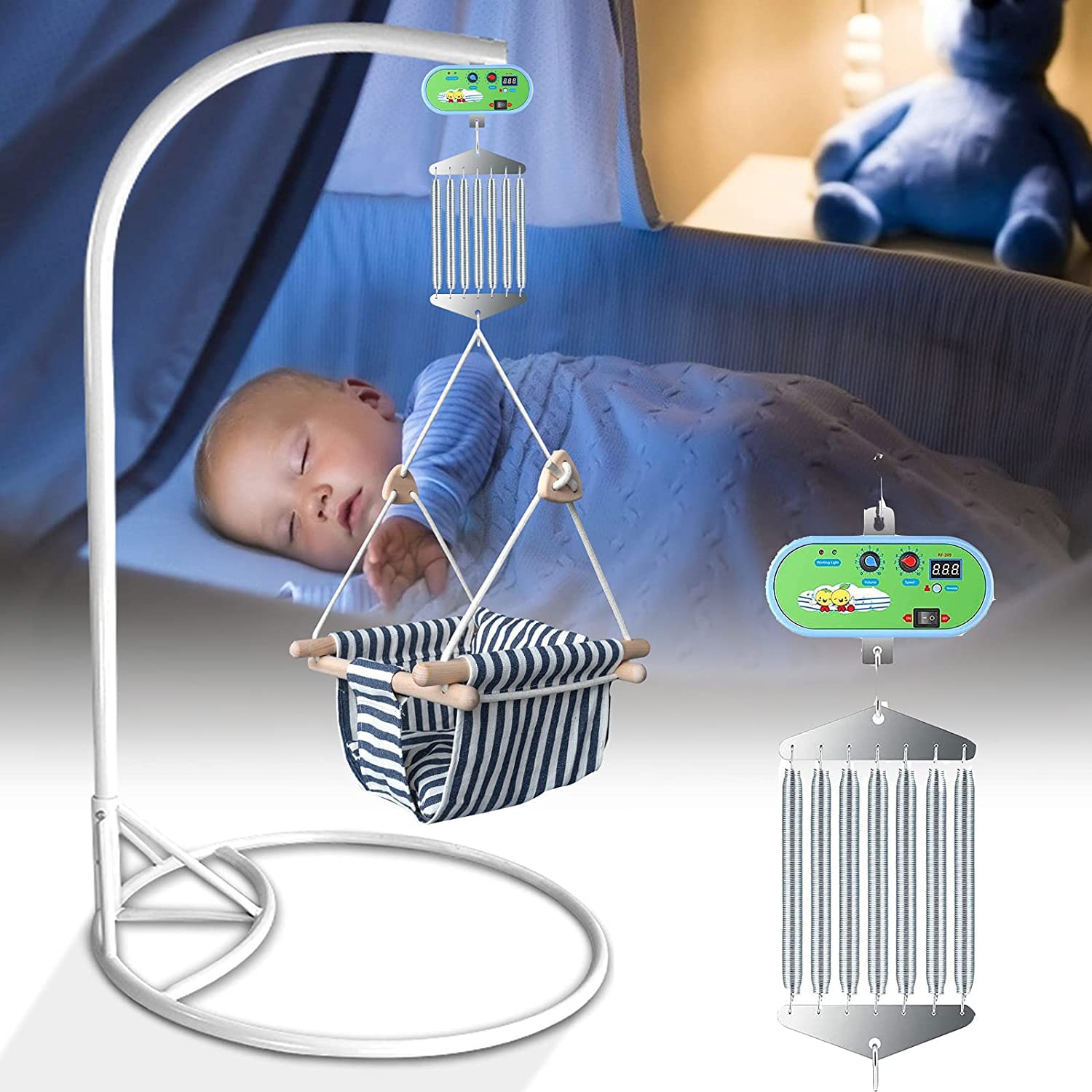 Buy WSN Hanging Electric Cradle Control, Baby Swing Baby Bouncer Controller with Adjustable