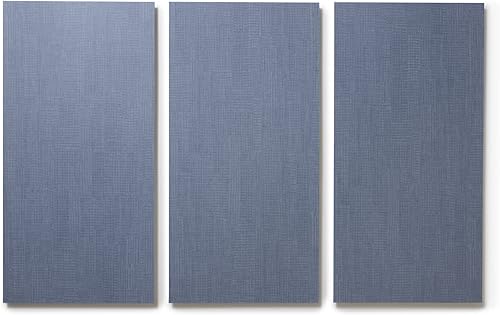 Lucida Surfaces Baldosas de vinilo de lujo para piso | Suelo adhesivo para pegar | 18 tablones de aspecto texturizado | Patrón sólido FabCore | 36