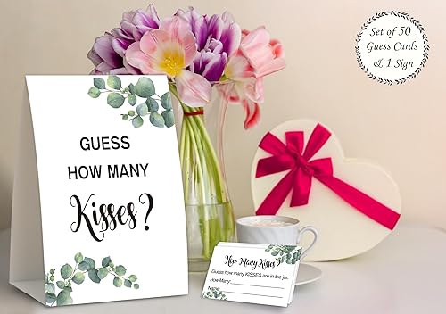 Miniatura 4 de Eucalipto para ducha, juego de despedida de soltera cuántos besos, despedida de soltera, decoración de despedida de soltera, juegos populares de