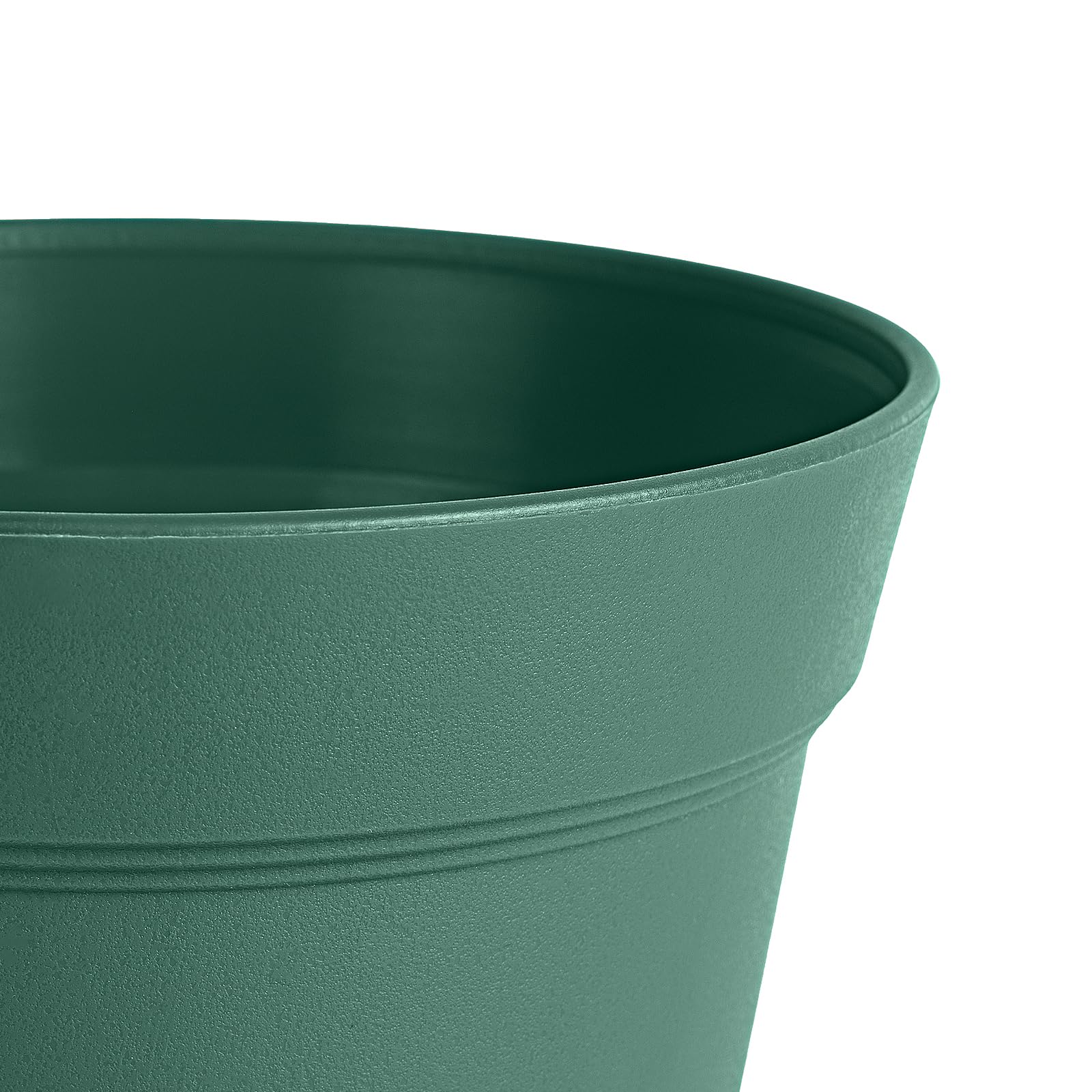 FORAGIFT 15cm Plant Pots, 16 Pack Plastic Herb Pot with Drainage Hole and Tray - Image 4