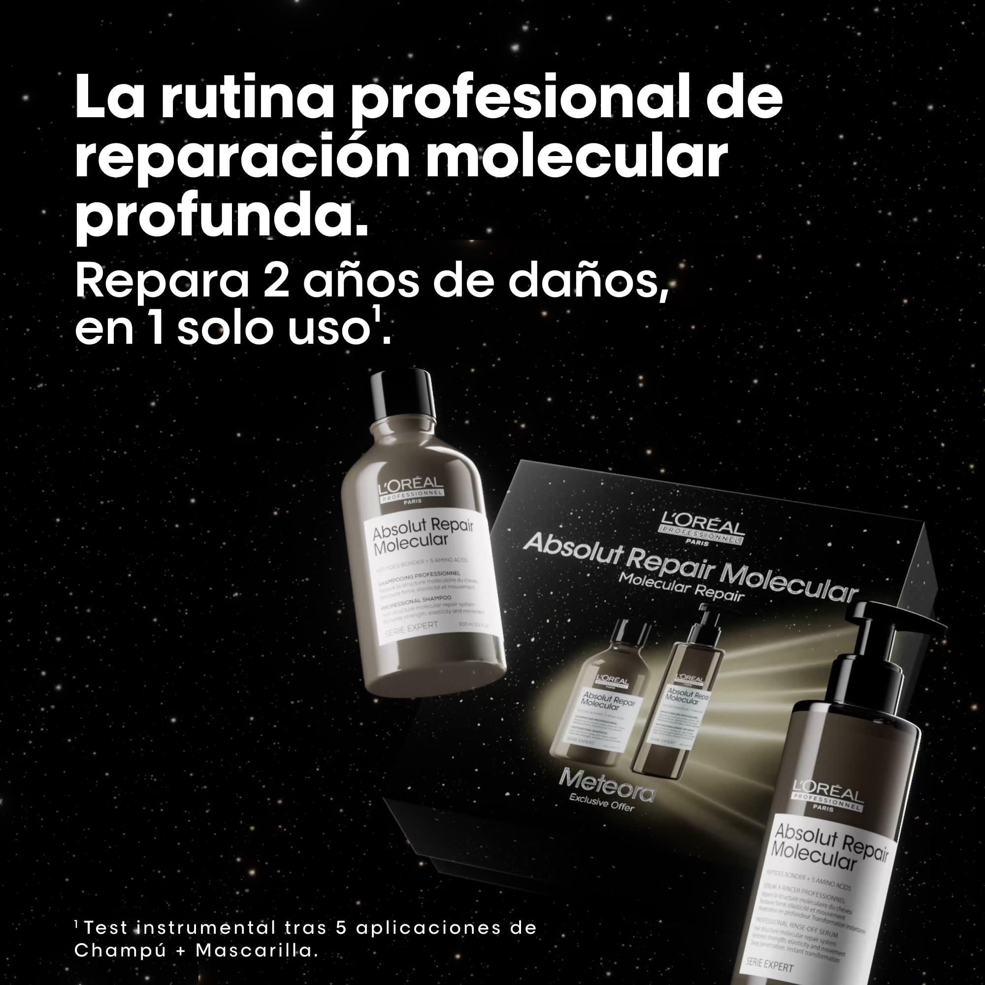 L’Oréal Professionnel, Cofre Edición Limitada Meteora Absolut Repair Molecular 2025 Duo.