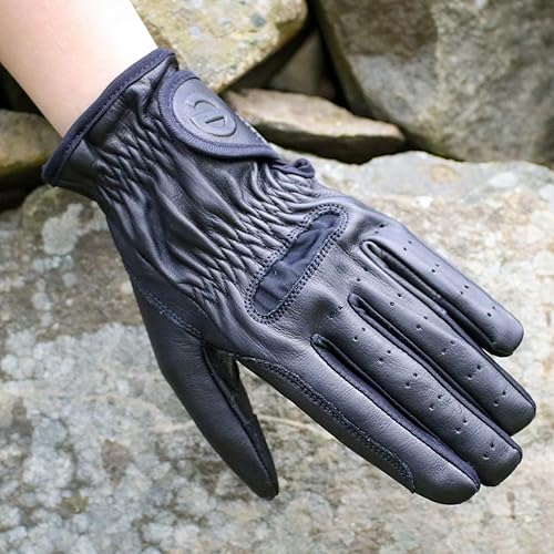 Miniatura 35 de EQUEST GripPro - Guantes de cuero para montar a caballo con pantalla táctil Beige Bronceado
