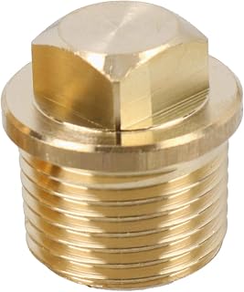 Universal Brass Boat Drain Plug Speedboat Rib Garboard Bung Transom Plug