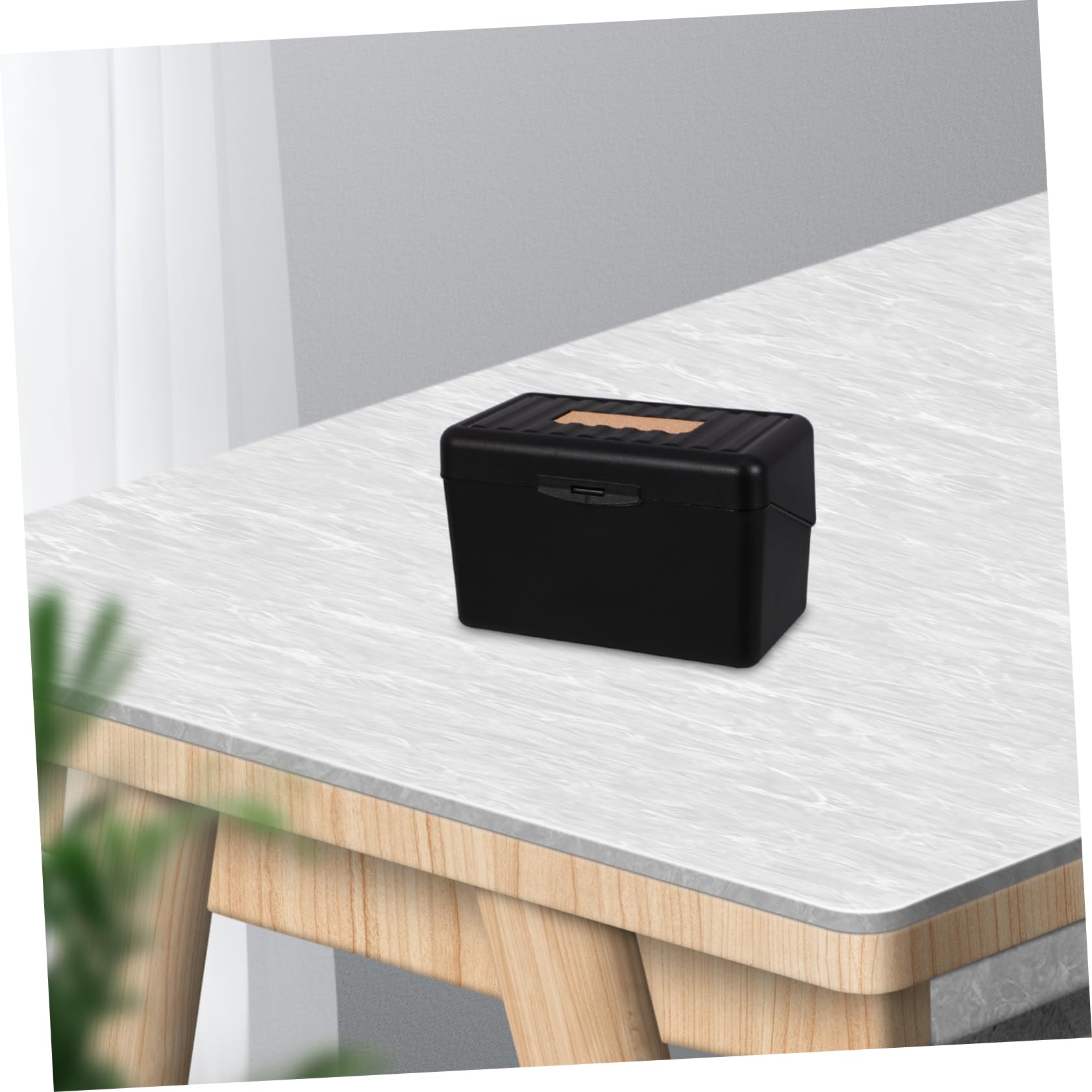 5stücke Indexkartenhalter Für Büro Und Zuhause Tragbare Visitenkarten-organizer Box Für Einfache Aufbewahrung Und Schnellen Zugriff Robustem Für Karten Und Notizen