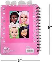 Vista 2 de Inkology: Diario de 4 pestañas: Barbie - 160 páginas de puntos, cuaderno espiral con temática de moda, 4 elegantes divisores de personajes, notas