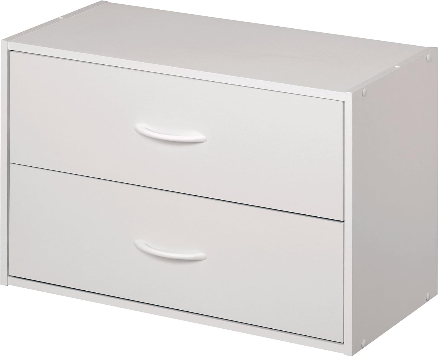 ClosetMaid 1566 Stackable 2Drawer Horizontal Organizer, White by