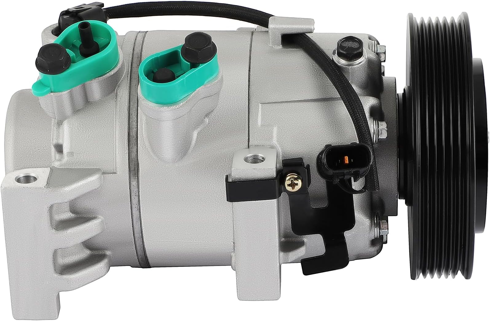 ECCPP A/C Compressor with Clutch 2017-2018 Fit for Hyundai Elantra 1.6L 2014-2019 Fit for Kia Soul 1.6L AC Compressor