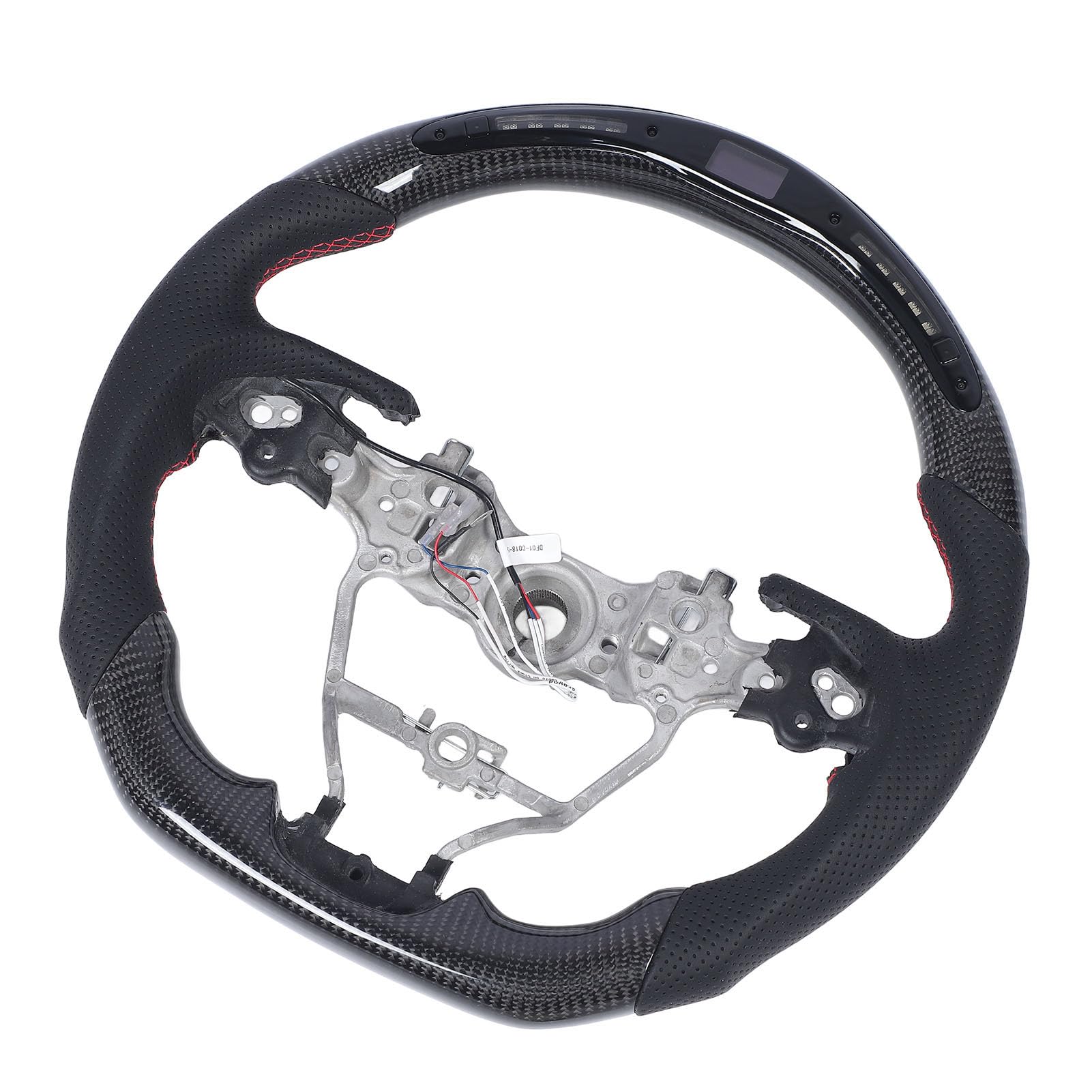 Race Style LED Shift Indicator Carbon Fiber Steering Wheel for XV70