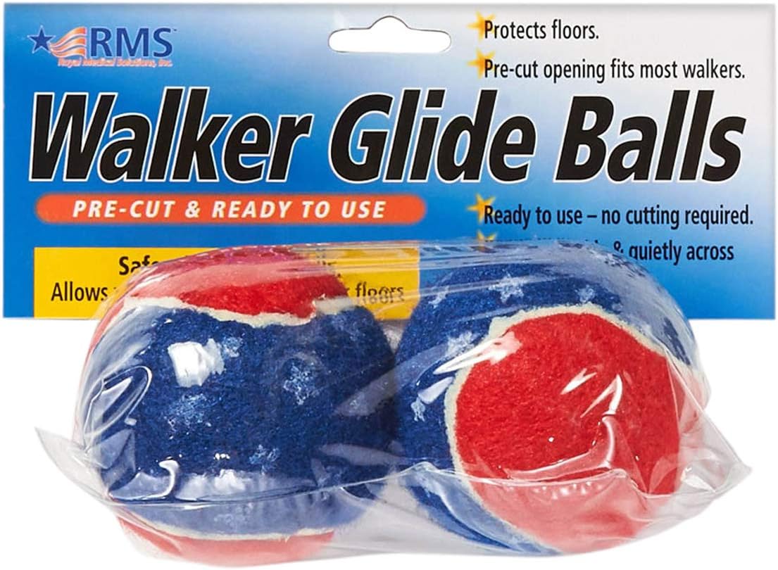 RMS Walker Glide Balls A Set of 2 Balls Precut Opening