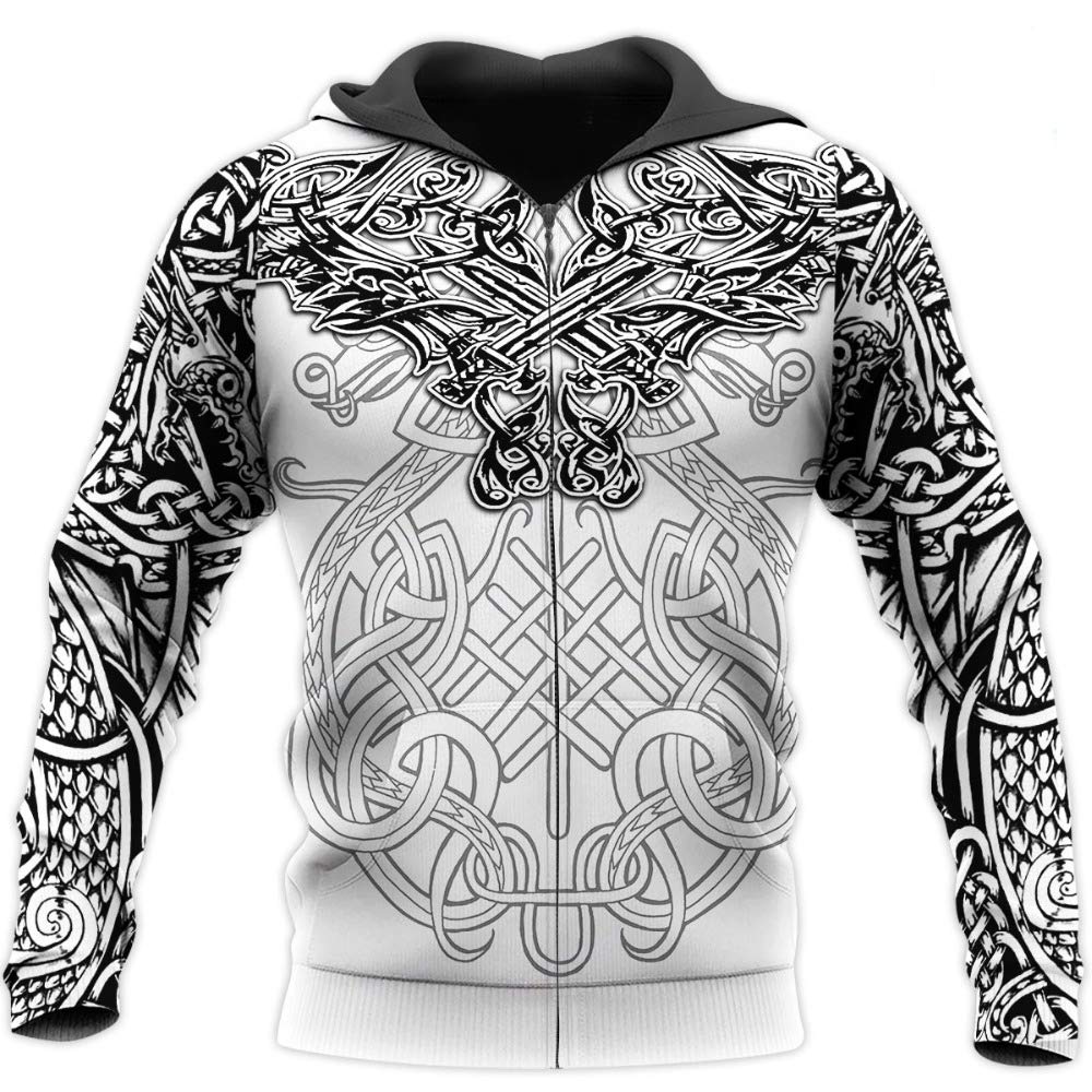 Sweat Viking Dragon Tattoo : le cadeau de Noël mythique pour les couples