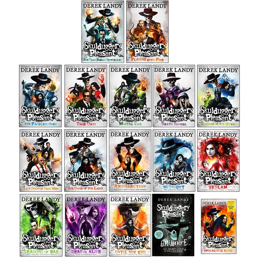 Skulduggery Pleasant Series 17 Books Collection Set By Derek Landy ...