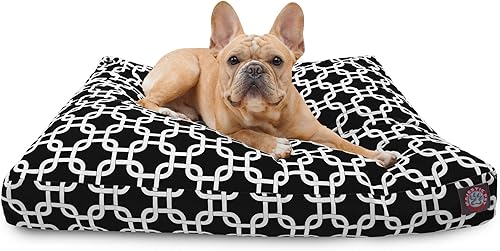 Miniatura 11 de Majestic Pet Products - Cama rectangular extragrande para perros y mascotas, para interiores y exteriores, con funda extraíble y lavable Negro